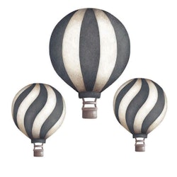 Dark blue balloons vintage wall stickers, Stickstay