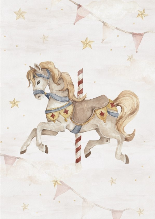Poster magisk häst, poster till barnrummet 
