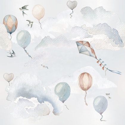 Wallpaper Baloons fairytale