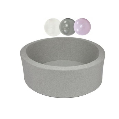 Misioo, ljusgrå bollhav smart, 150 bollar  (grey/light pink pearl/white)