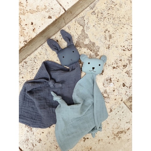 Liewood, Yoko snuttefilt 2-pack, blue mix