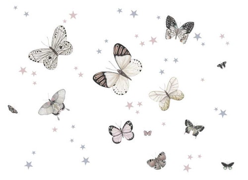 Babylove, wall sticker butterflies
