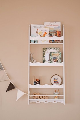 Wall shelf for kids room , FRILL white