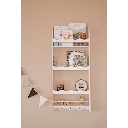 Wall shelf for kids room , FRILL white