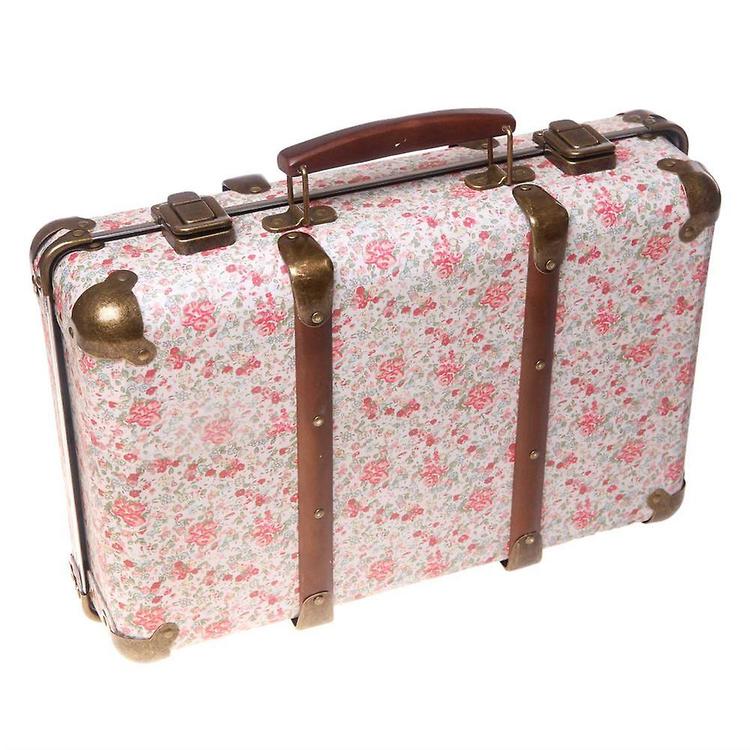 Sass & Belle, metal suitcase floral Roses 