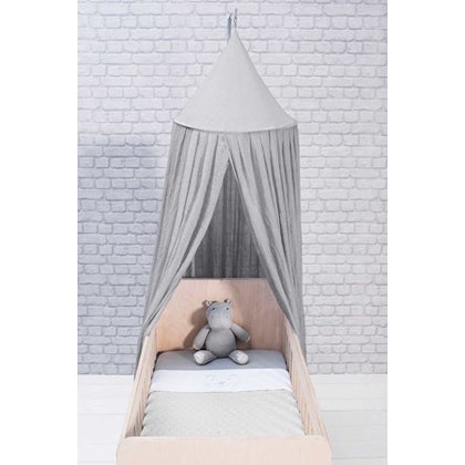 Jollein, grey bed canopy