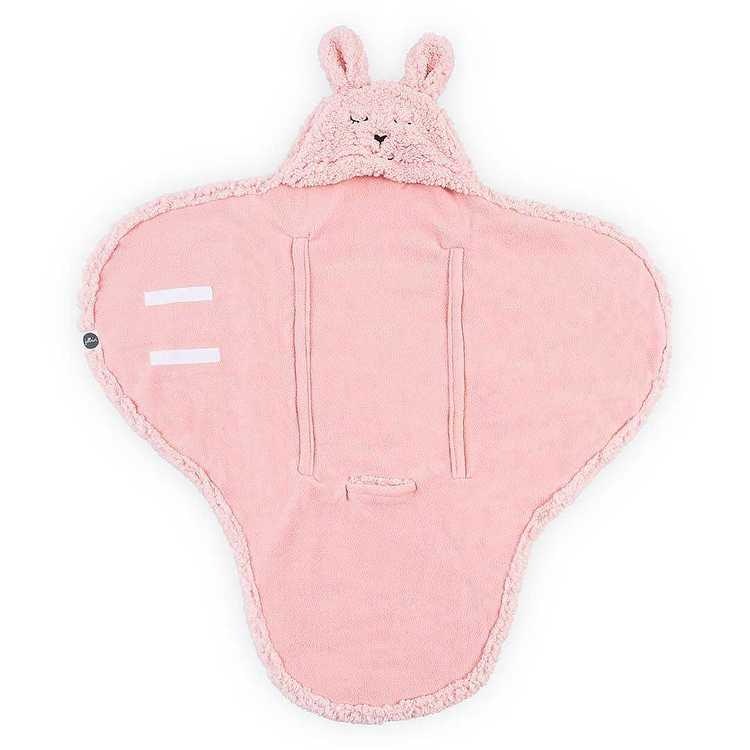 Jollein Omlott Babywrap, Bear pink, baby carrier 
