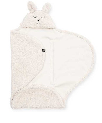 Jollein Omlott Babywrap, Bear white, sleeping bag