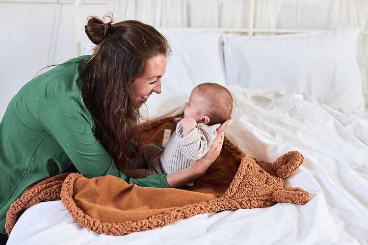 Jollein Omlott Babywrap, Björn caramel, åkpåse 