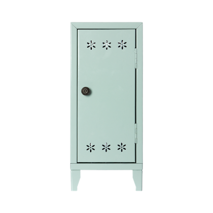 Maileg, Cupboard (wardrobe) with 3 hangers, mint