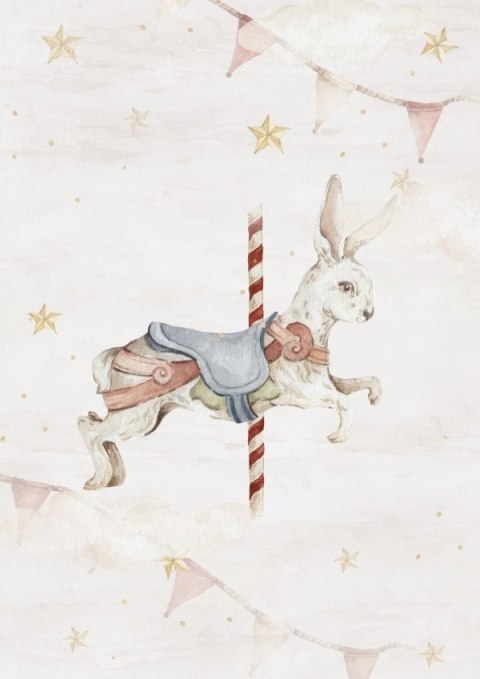 Poster magisk kanin, poster till barnrummet 