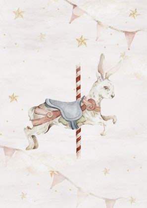 Poster magisk kanin, poster till barnrummet