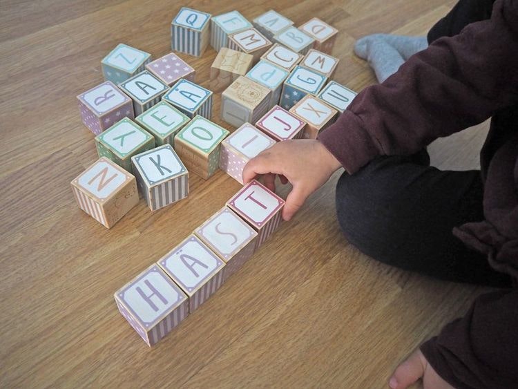 JaBaDaBaDo, wooden blocks alphabet 