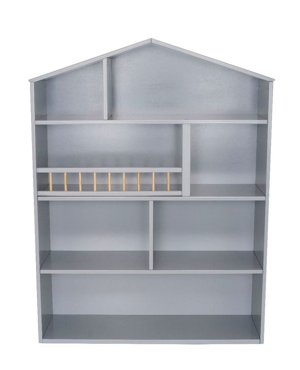 Jabadabado Grey Dollhouse/Bookshelf House Large 