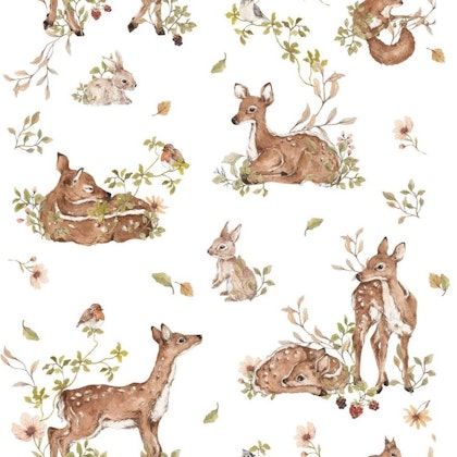 Wallpaper Deer family