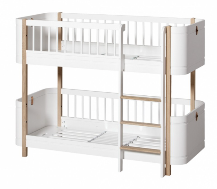 Oliver Furniture, bunk bed Mini+, white/oak Oliver Furniture, bunk bed Mini+, white/oak
