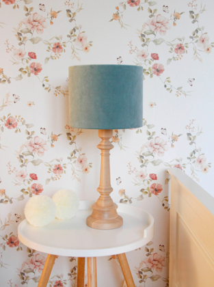 Lamps&Company, Table lamp for the children's room, mint velvet
