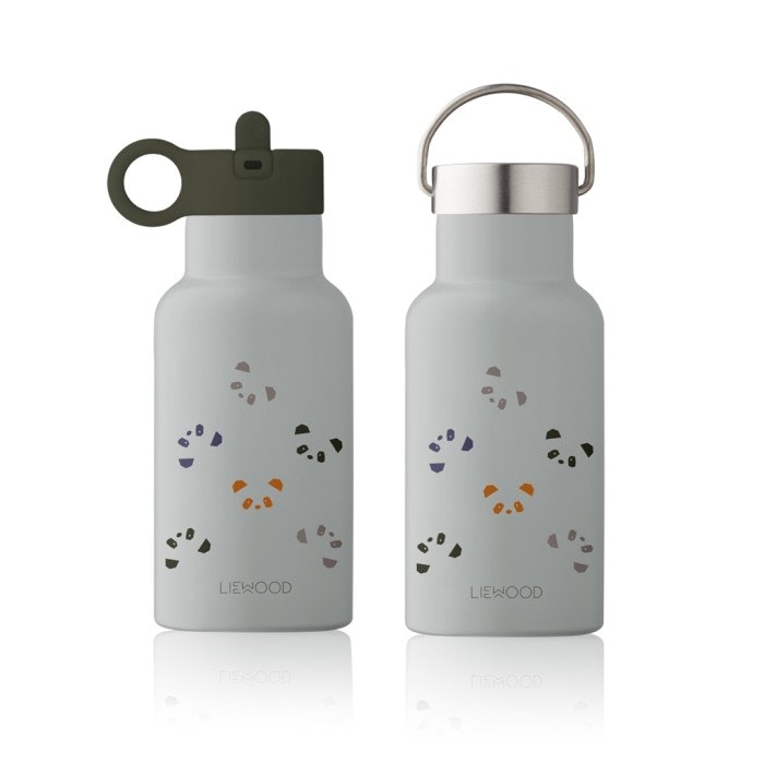 Liewood, Thermos Water Bottle Panda dove blue 