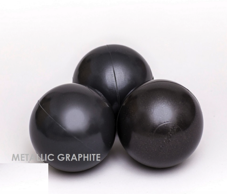 Misioo, Extra Balls, 100 pcs, Metallic Graphite 
