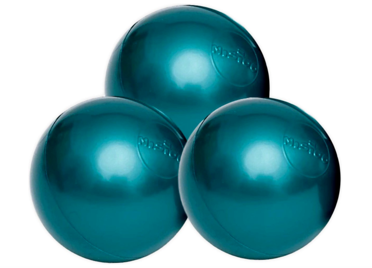 Misioo, Extra Balls, 100 pcs, Metallic Green 