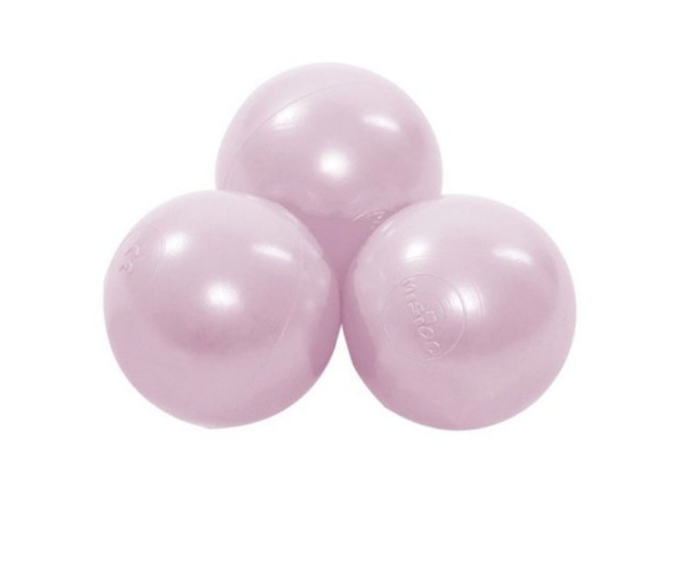 Misioo, Extra Balls, 100 pcs, Light Pink Pearl 