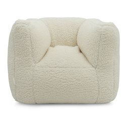 Jollein, Soffa Beanbag fåtölj, teddy cream white