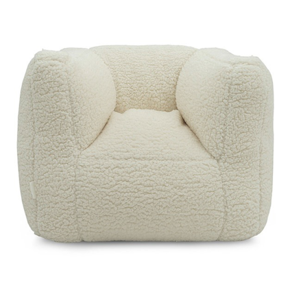Jollein, Sofa Beanbag armchair, teddy cream white