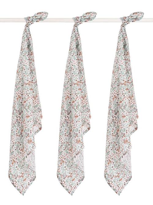 Jollein, muslinfilt 70x70 cm , Bloom 3-pack