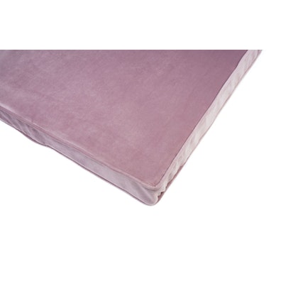 Sittdyna-Madrass i sammet 60x120, dusty pink