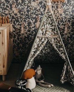 Dekornik, Wallpaper rabbits groove dark