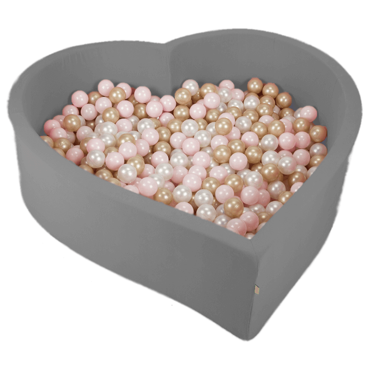 Misioo, large ball pit heart with 200 balls 
