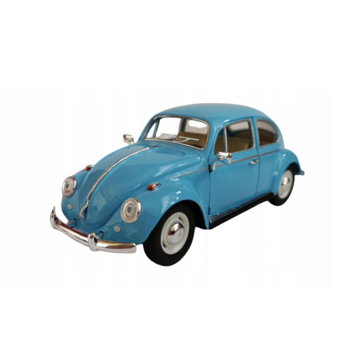 Toy car large Volkswagen classic beetle blue 