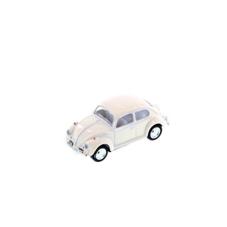 Toy car Volkswagen pastel classic mini beige 