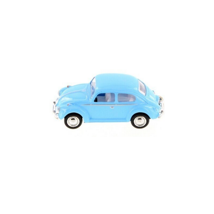 Leksaksbil Volkswagen pastell classic mini blå 
