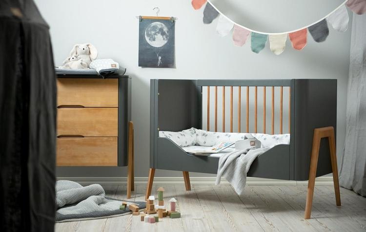 Troll, crib Torsten Seal Grey Teak Troll, crib Torsten Seal Grey Teak