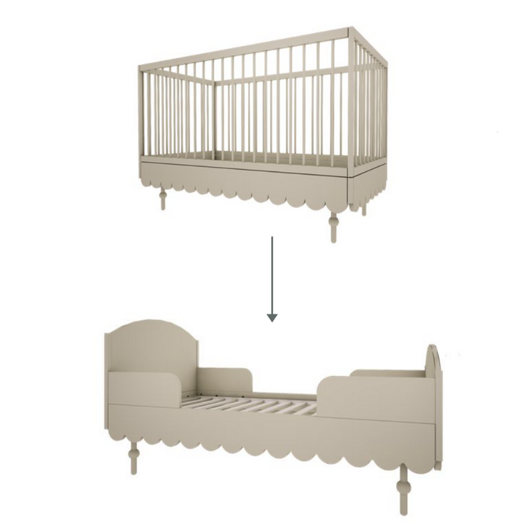 Woodluck, 2 in 1, crib and junior bed Babushka Woodluck, 2 in 1, crib and junior bed Babushka