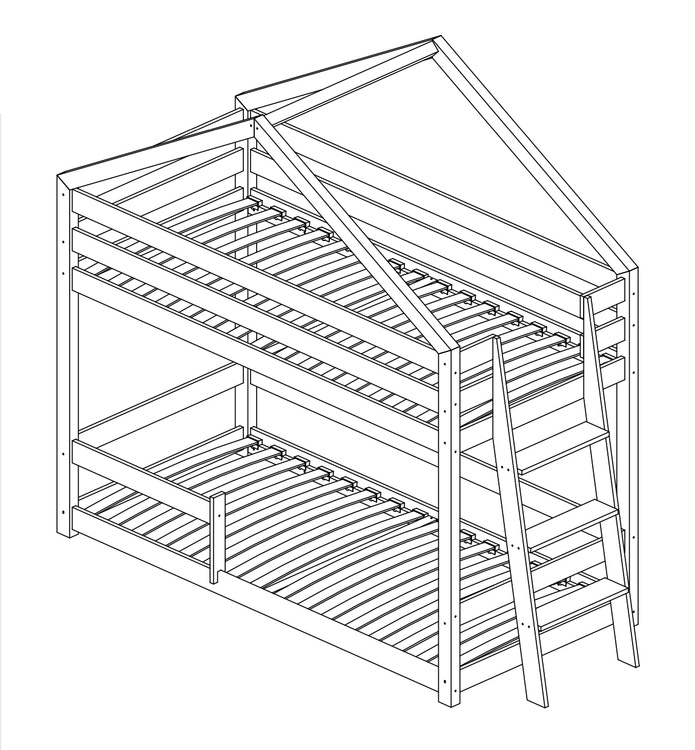 House bunk bed Mila DMPB 