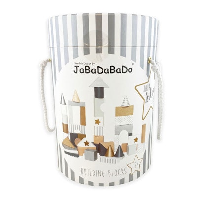 JaBaDaBaDo, wooden blocks building blocks silver