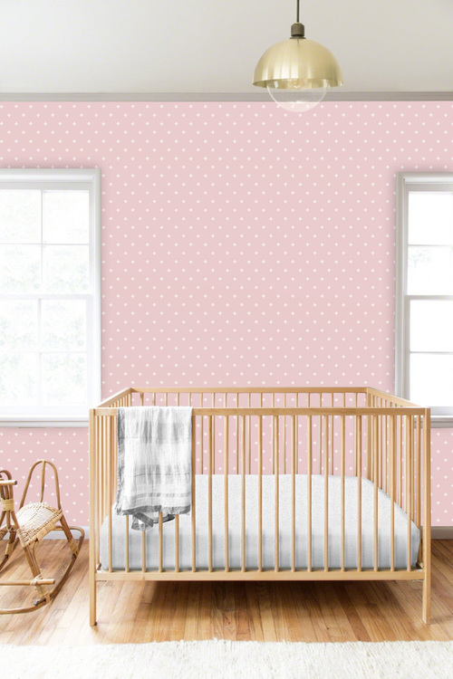 The Kids Interiors Store, Self-adhesive Wallpaper, Anna pink 