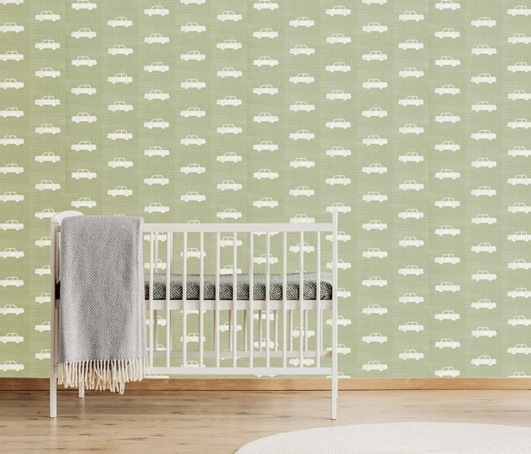 The Kids Interiors Store, Self-adhesive Wallpaper, beetles green 