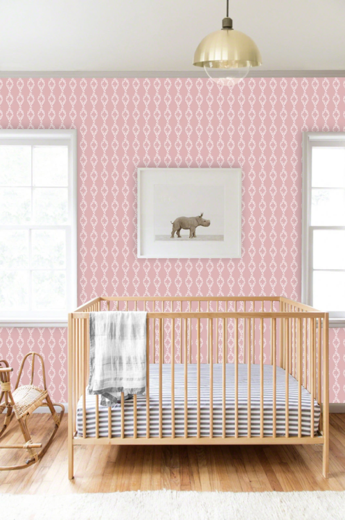 The Kids Interiors Store, Self-adhesive Wallpaper, cleo pink 