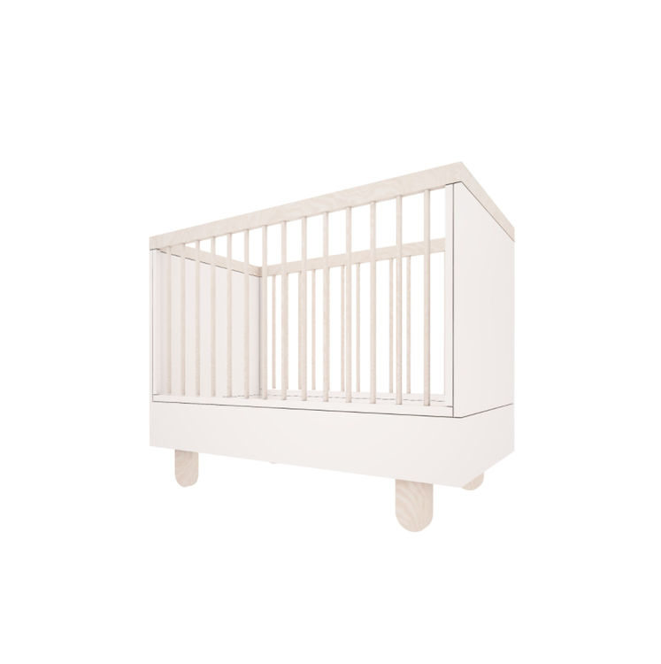 Crib and junior bed, Teddy 70x140 Crib and junior bed, Teddy 70x140