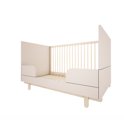 Woodluck, 2 in 1, crib and junior bed BASIC