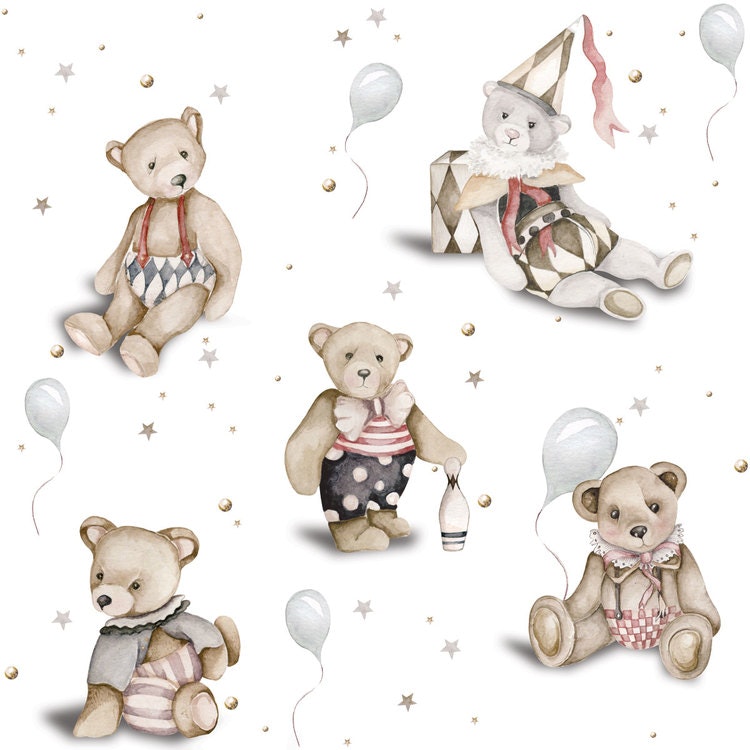 Dekornik, Wallpaper Teddy Bears 