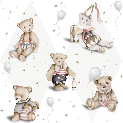 Dekornik, Wallpaper Teddy Bears french