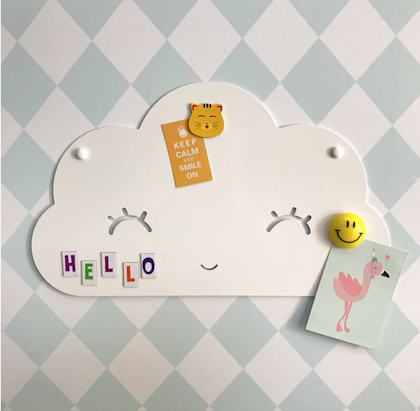 White cloud magnetic board