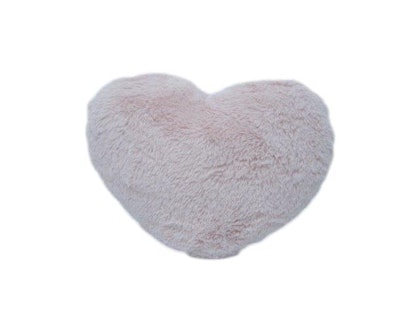 Heart pillow, pink