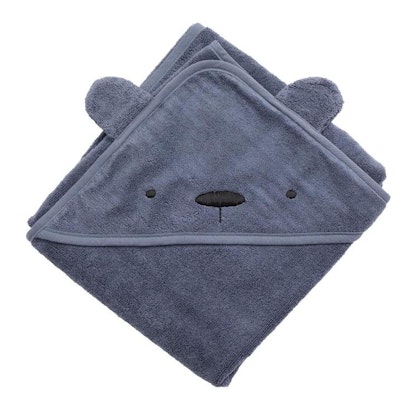 Sebra, terry hooded towel, Milo the bear bramble