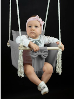 Swing grey bow