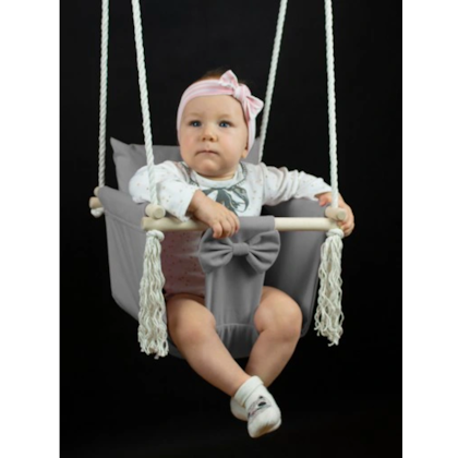 Swing grey bow